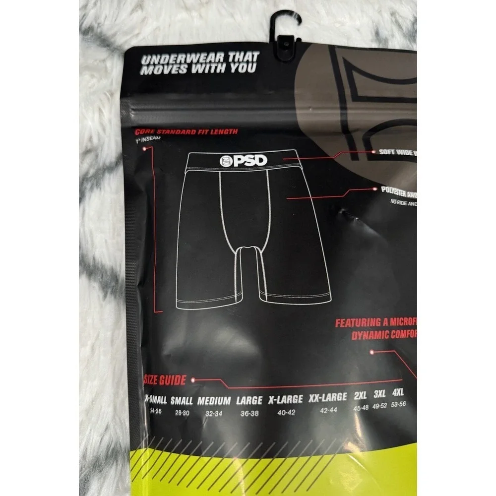 PSD Core Standard Island Heat 3 Pack Premium Boxer Briefs Sz XL (40-42) NEW $65‎